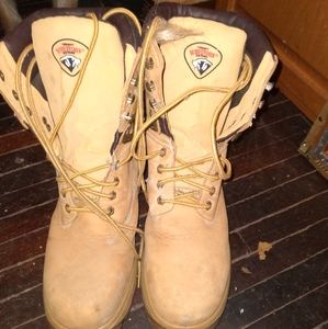 Size 10 Steel Toed men's work boots